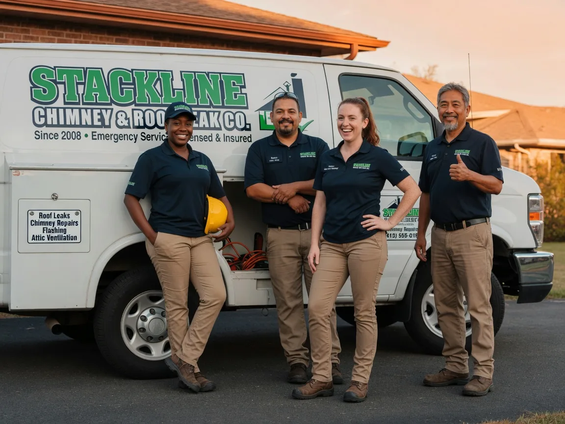 Chimney flashing repair company in Todd, PA